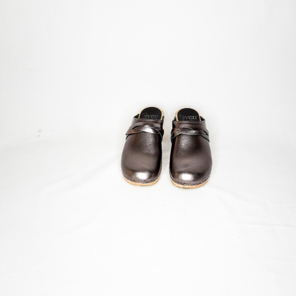 SVEN Original Metallic Clogs Pewter Silver 39 - Picture 4 of 8